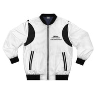 DCYG NERDS Black logo & White Men's Bomber Jacket