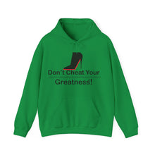 Load image into Gallery viewer, DCYG Black Red Bottoms Heavy Blend™ Hooded Sweatshirt
