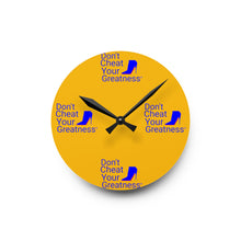 Load image into Gallery viewer, DCYG Blie Red Bottoms , Black  &amp; White  Acrylic Wall Clock
