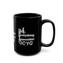 Load image into Gallery viewer, DCYG DEI 24 SW White logo &amp; Black Mug (11oz, 15oz)
