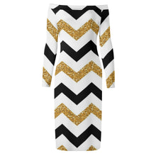 Load image into Gallery viewer, DCYG Xclusive Womens Long Sleeve Off The Shoulder Lady Dress
