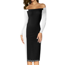 Load image into Gallery viewer, DCYG Xclusive Womens Long Sleeve Off The Shoulder Lady Dress
