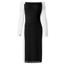 Load image into Gallery viewer, DCYG Xclusive Womens Long Sleeve Off The Shoulder Lady Dress
