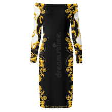 Load image into Gallery viewer, DCYG Xclusive Womens Long Sleeve Off The Shoulder Lady Dress
