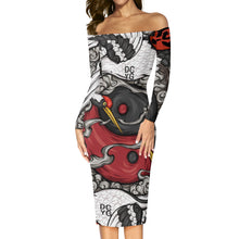 Load image into Gallery viewer, DCYG Xclusive Womens Long Sleeve Off The Shoulder Lady Dress
