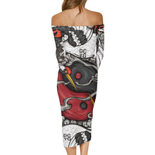 Load image into Gallery viewer, DCYG Xclusive Womens Long Sleeve Off The Shoulder Lady Dress

