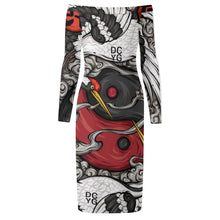 Load image into Gallery viewer, DCYG Xclusive Womens Long Sleeve Off The Shoulder Lady Dress
