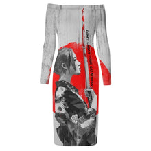 Load image into Gallery viewer, DCYG Xclusive Womens Long Sleeve Off The Shoulder Lady Dress
