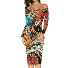 Load image into Gallery viewer, DCYG Xclusive Womens Long Sleeve Off The Shoulder Lady Dress
