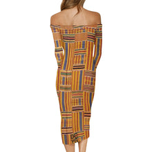 Load image into Gallery viewer, DCYG Xclusive Womens Long Sleeve Off The Shoulder Lady Dress
