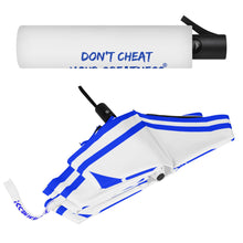 Load image into Gallery viewer, DCYG Xclusive Womens  Blue &amp; White   Umbrella Printing Outside

