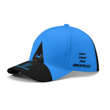 Load image into Gallery viewer, DCYG 2nd Edition "Seeing Eye" Light Blue &amp; Black  Print Baseball Cap
