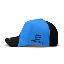 Load image into Gallery viewer, DCYG 2nd Edition "Seeing Eye" Light Blue &amp; Black  Print Baseball Cap
