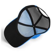 Load image into Gallery viewer, DCYG 2nd Edition "Seeing Eye" Light Blue &amp; Black  Print Baseball Cap
