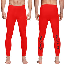Load image into Gallery viewer, DCYG Xclusive  Red &amp; Black ,Mens  Leggings &amp; Running Tights
