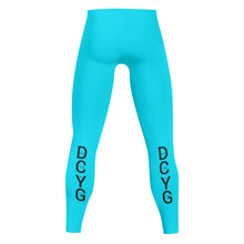 Load image into Gallery viewer, DCYG Xclusive  Turquois &amp; Black ,Mens  Leggings &amp; Running Tights
