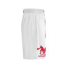 Load image into Gallery viewer, DCYG Dbl Mens Red, Grey &amp; White  Mesh Basketball Shorts &amp; Running Short Pants
