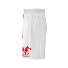 Load image into Gallery viewer, DCYG Dbl Mens Red, Grey &amp; White  Mesh Basketball Shorts &amp; Running Short Pants
