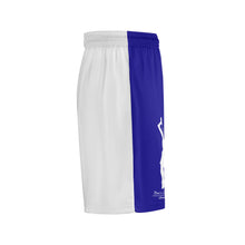 Load image into Gallery viewer, DCYG Mens Blue &amp; White  Mesh Basketball Shorts &amp; Running Short Pants
