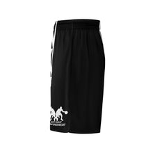Load image into Gallery viewer, DCYG Dbl Mens Black  &amp; White  Mesh Basketball Shorts &amp; Running Short Pants
