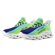 DCYG Light Green, Yellow & Blue   2nd Edition Mens Premium M-sole Sneakers