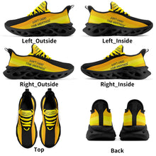 Load image into Gallery viewer, DCYG  Yellow ,Orange &amp; Black   2nd Edition Mens Premium M-sole Sneakers

