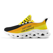 Load image into Gallery viewer, DCYG  Yellow ,Orange &amp; Black   2nd Edition Mens Premium M-sole Sneakers
