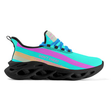 Load image into Gallery viewer, DCYG  Teal, Pink, &amp; Blue   2nd Edition Mens Premium M-sole Sneakers
