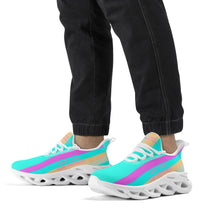 Load image into Gallery viewer, DCYG  Teal, Pink, &amp; Blue   2nd Edition Mens Premium M-sole Sneakers
