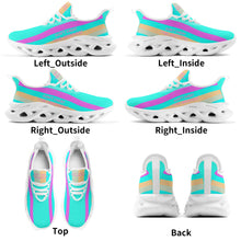 Load image into Gallery viewer, DCYG  Teal, Pink, &amp; Blue   2nd Edition Mens Premium M-sole Sneakers
