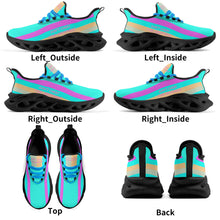 Load image into Gallery viewer, DCYG  Teal, Pink, &amp; Blue   2nd Edition Mens Premium M-sole Sneakers

