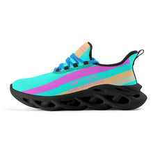 Load image into Gallery viewer, DCYG  Teal, Pink, &amp; Blue   2nd Edition Mens Premium M-sole Sneakers
