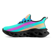 Load image into Gallery viewer, DCYG  Teal, Pink, &amp; Blue   2nd Edition Mens Premium M-sole Sneakers
