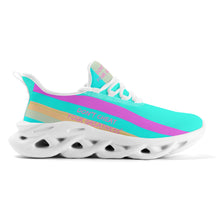 Load image into Gallery viewer, DCYG  Teal, Pink, &amp; Blue   2nd Edition Mens Premium M-sole Sneakers
