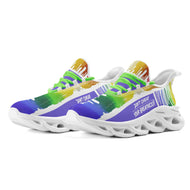 DCYG Drip Purple, Red , Green, Yellow & White S1 Mens Premium M-sole Sneakers