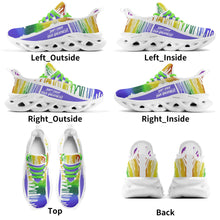 Load image into Gallery viewer, DCYG Drip Purple, Red , Green, Yellow &amp; White S1 Mens Premium M-sole Sneakers
