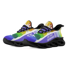 Load image into Gallery viewer, DCYG Drip Purple, Red , Green, Yellow &amp; White S1 Mens Premium M-sole Sneakers
