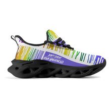 Load image into Gallery viewer, DCYG Drip Purple, Red , Green, Yellow &amp; White S1 Mens Premium M-sole Sneakers
