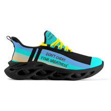 Load image into Gallery viewer, DCYG Light Blue,Turquoise Yellow &amp; Black  S1 Mens Premium M-sole Sneakers
