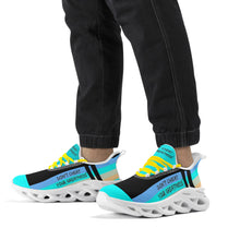 Load image into Gallery viewer, DCYG Light Blue,Turquoise Yellow &amp; Black  S1 Mens Premium M-sole Sneakers
