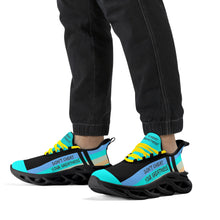 Load image into Gallery viewer, DCYG Light Blue,Turquoise Yellow &amp; Black  S1 Mens Premium M-sole Sneakers
