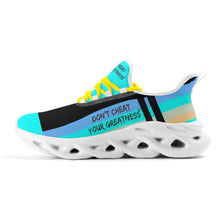 Load image into Gallery viewer, DCYG Light Blue,Turquoise Yellow &amp; Black  S1 Mens Premium M-sole Sneakers
