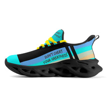 Load image into Gallery viewer, DCYG Light Blue,Turquoise Yellow &amp; Black  S1 Mens Premium M-sole Sneakers
