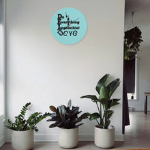 Load image into Gallery viewer, DCYG DEI 24 Black &amp; Light Blue Wood Wall Clock Decorative Round Shape - No scale
