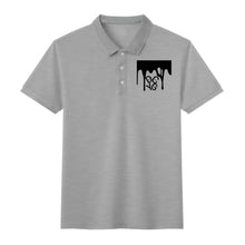 Load image into Gallery viewer, DCYG DRIP Black Logo   Adult Men Half printed Cotton Polo Shirt
