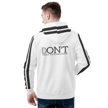 Load image into Gallery viewer, DONT D4XV Black Logo &amp; White Mens All Over Print Warm Velvets Pair Of Hoodie
