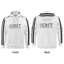 Load image into Gallery viewer, DONT D4XV Black Logo &amp; White Mens All Over Print Warm Velvets Pair Of Hoodie
