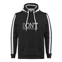 Load image into Gallery viewer, DONT D4XV White Logo, Stripes &amp; Black  Mens All Over Print Warm Velvets Pair Of Hoodie
