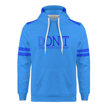 Load image into Gallery viewer, DONT D4XV Blue Logo, Stripes &amp; Light Blue Mens All Over Print Warm Velvets Pair Of Hoodie
