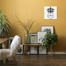Load image into Gallery viewer, Royalty 24 Black Logo &amp; White PVC and Square Wall Clock - No scale for Living Room Office
